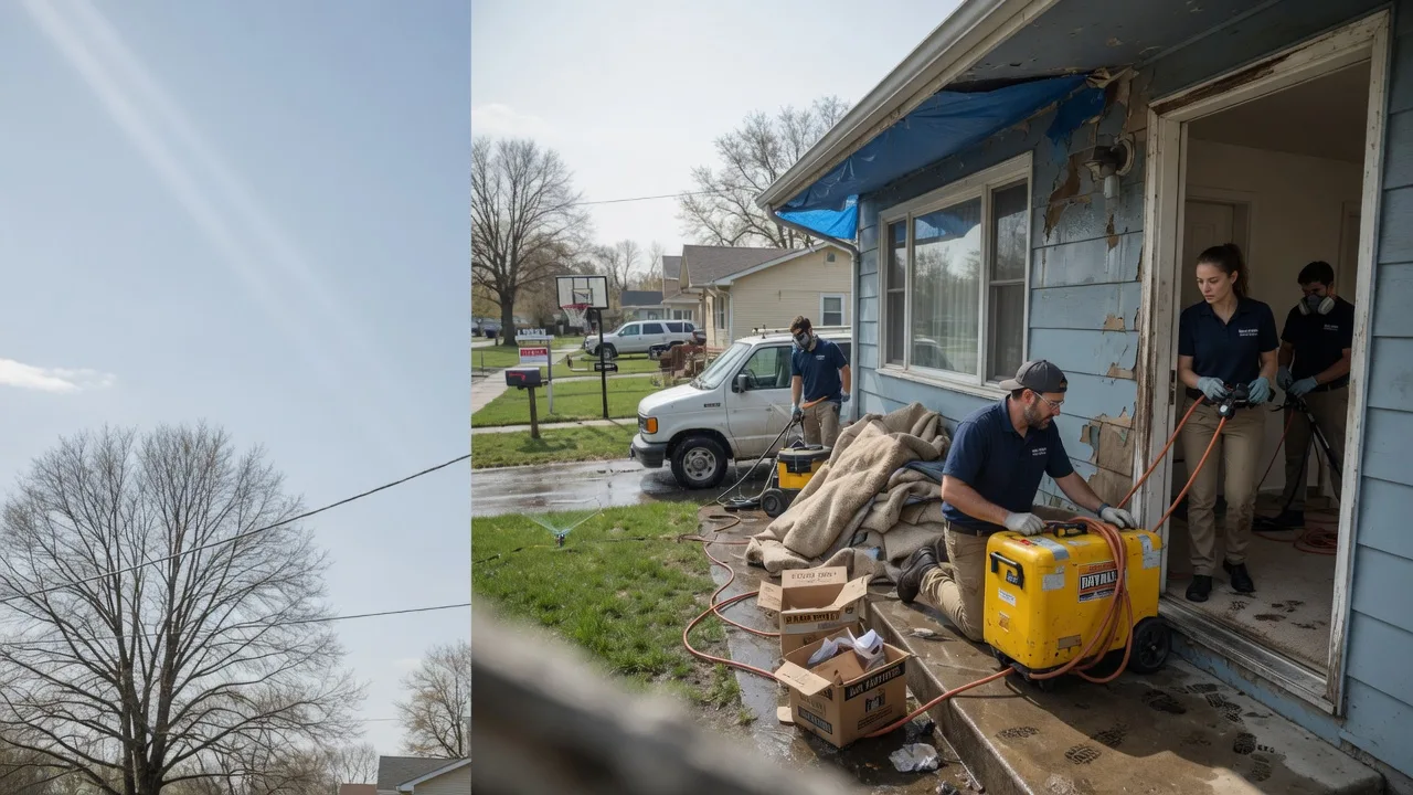 Basement Flood Cleanup in Casey, IL near me
